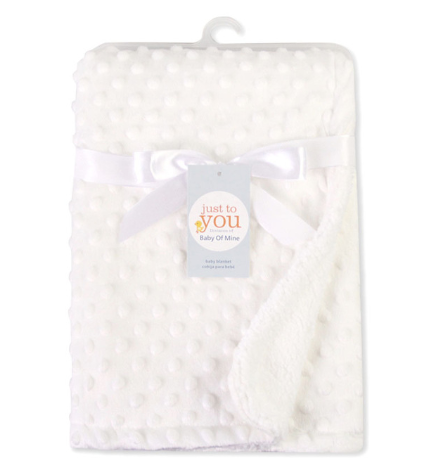 Dotted Fleece Baby Blanket