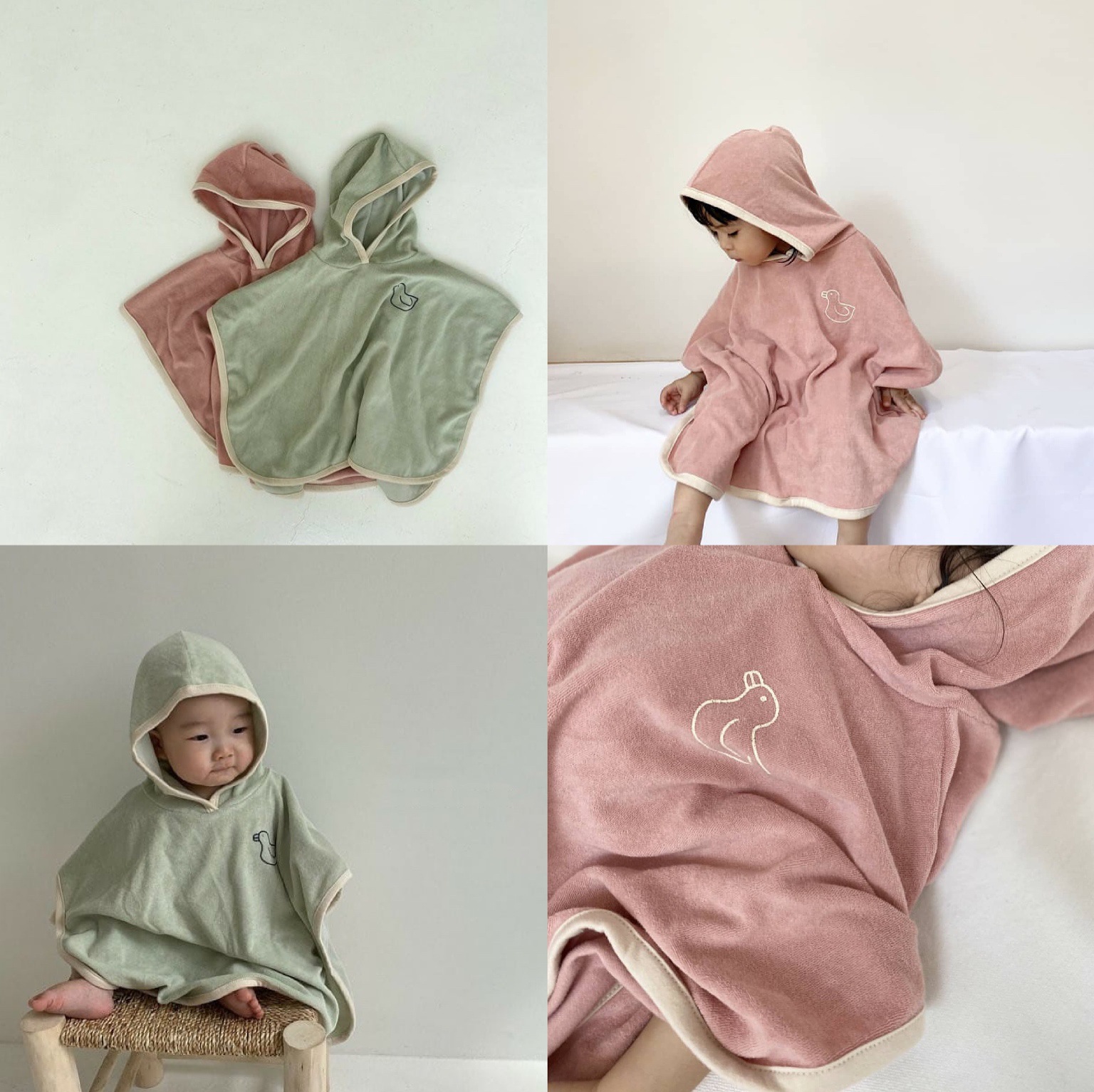 Duck Hooded Towel Robe