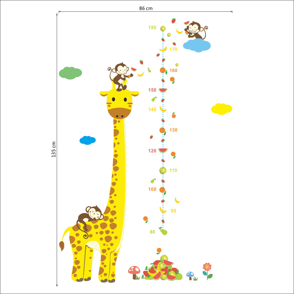 Giraffe Height Chart