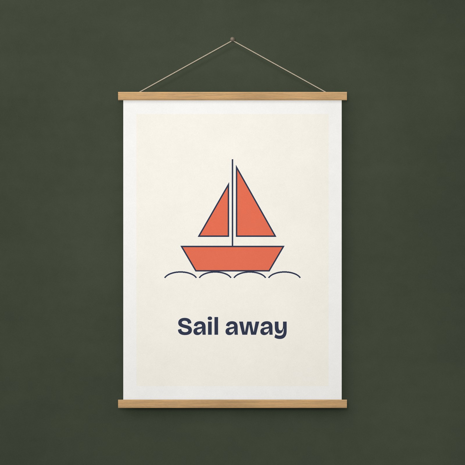 Sail Away Print – A4