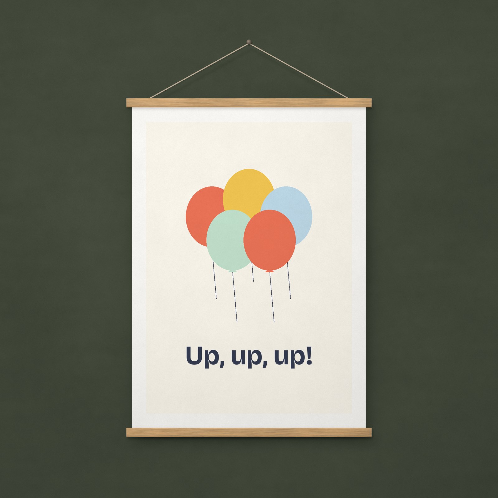 Up Up Up Print – A4