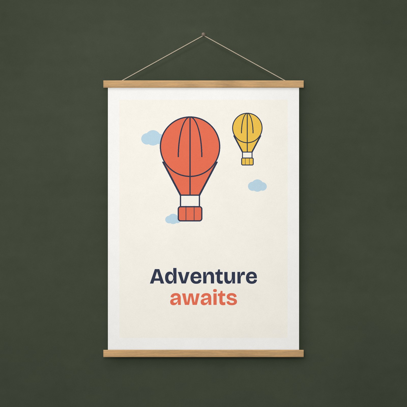 Adventure Awaits Print – A4