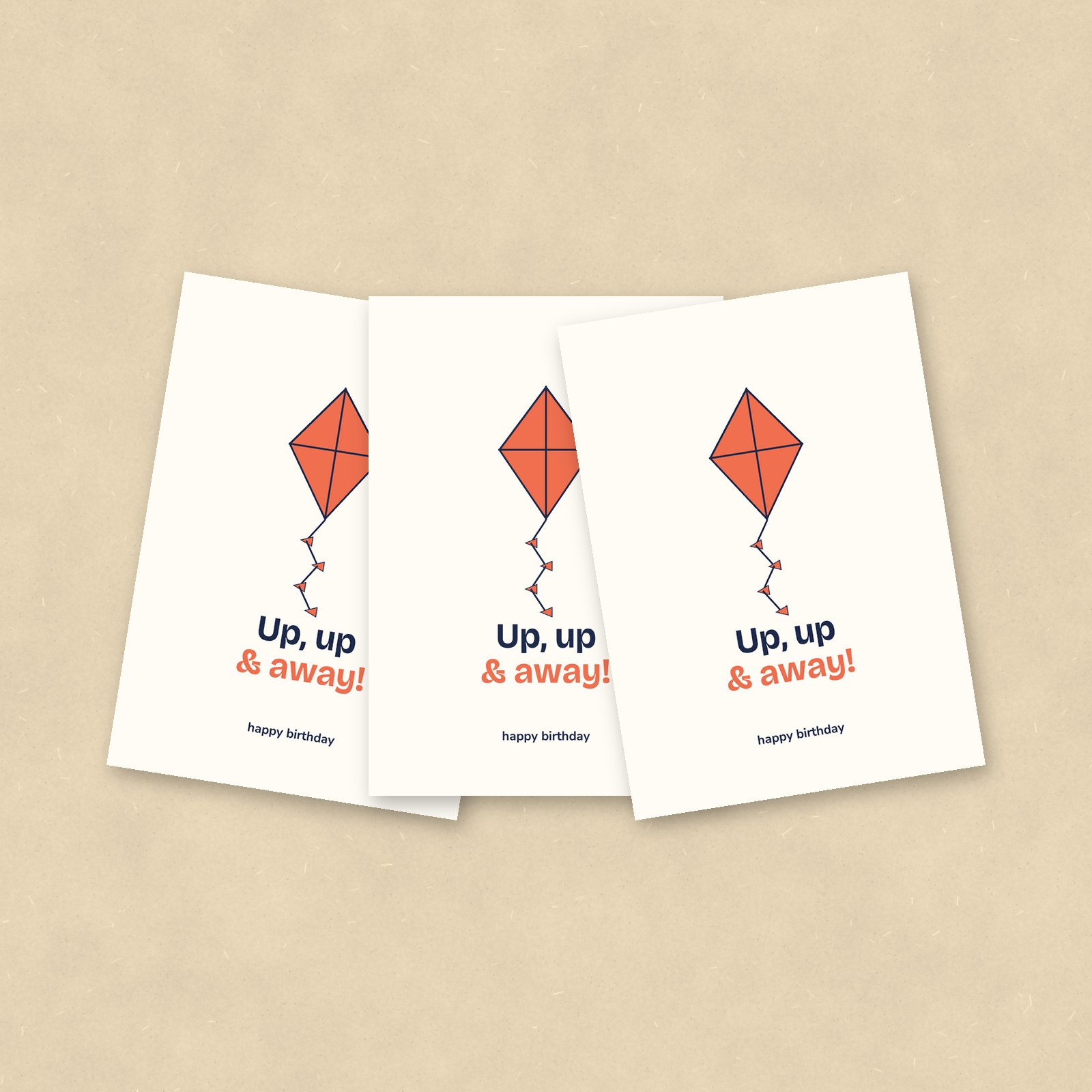Up, Up & Away Birthday Cards, Set of 10