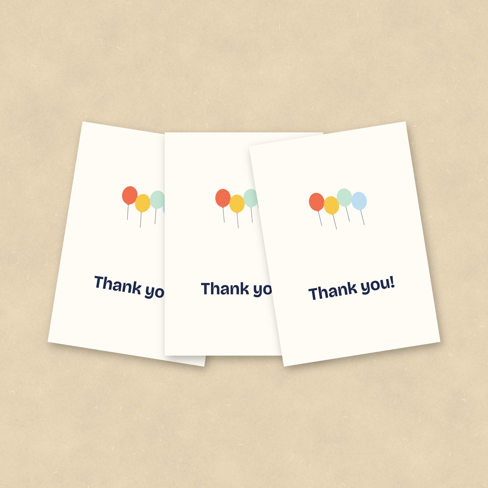 Kids' Thank You Cards, Set of 10
