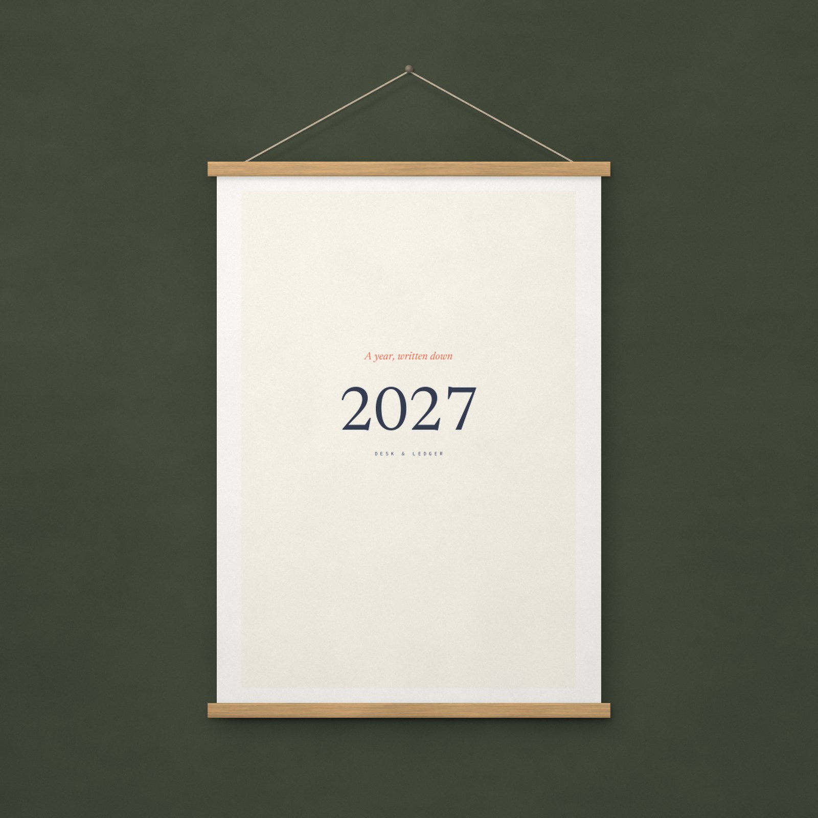 2027 Family Wall Calendar