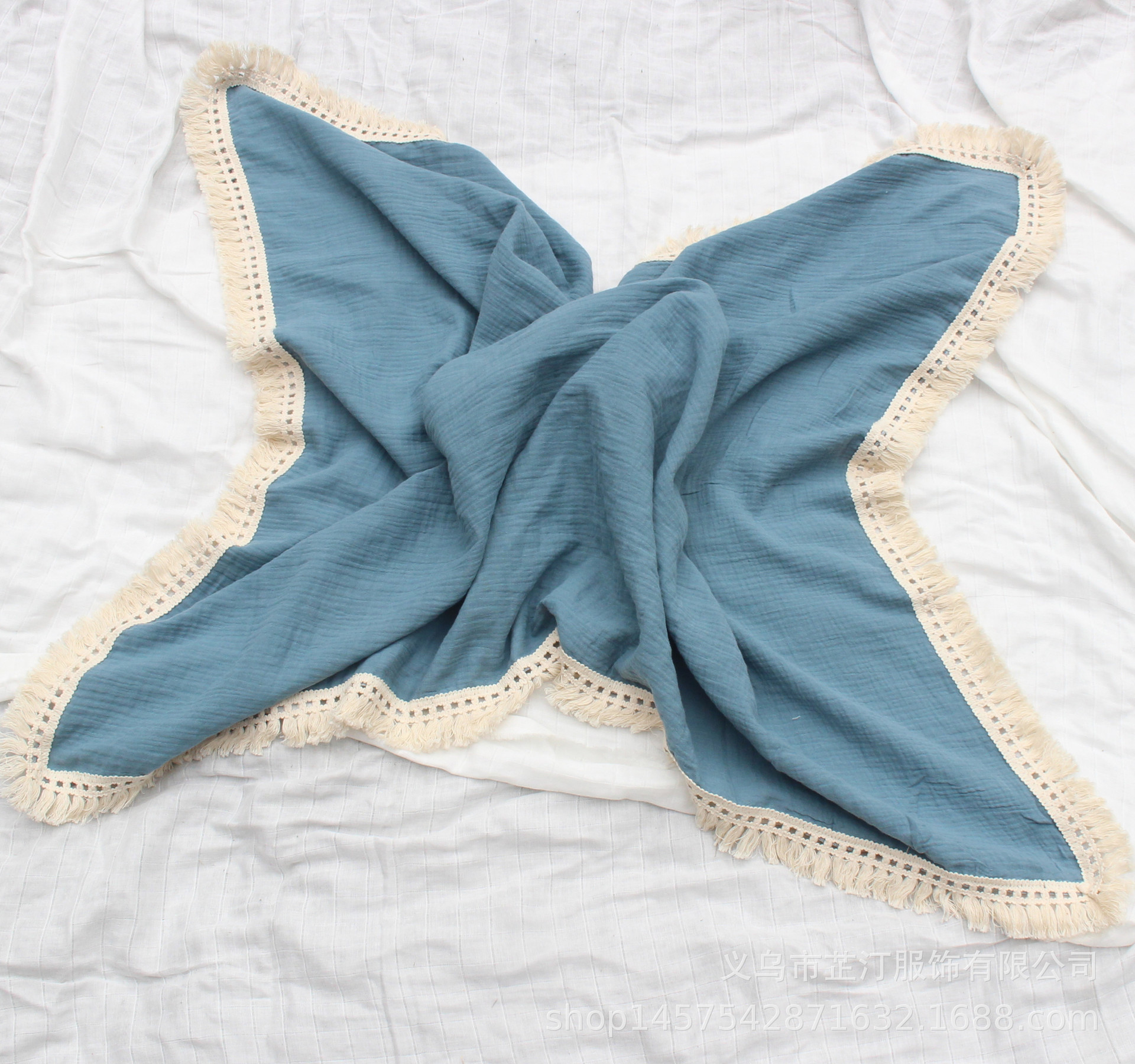 Tasselled Baby Blanket
