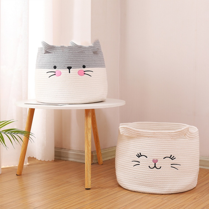Woven Cotton Storage Basket