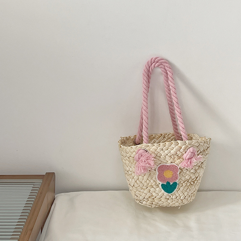Woven Straw Crossbody Bag